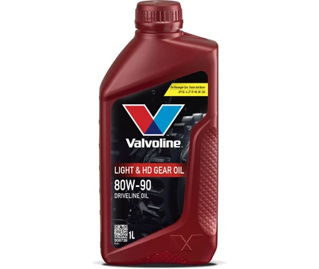 Valvoline Light & Heavy Duty Gear Oil 80W-90 vaihteistoöljy 1L kuva