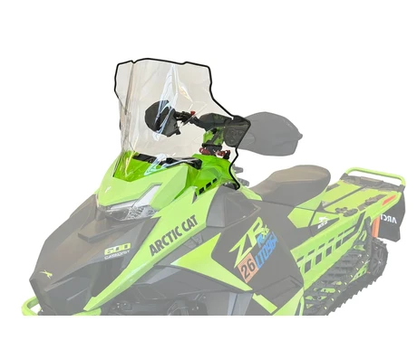 Tuulilasi Arctic Cat Catalyst Keskikorkea (19") Kirkas/Musta grafiikka kuva