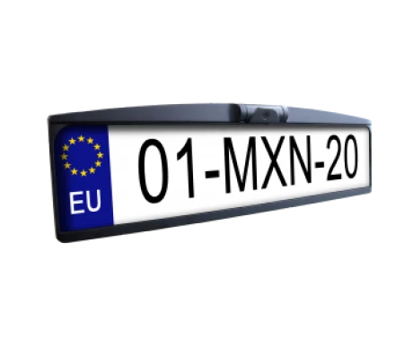 Rekisterikilpi sisäänrakennetulla kameralla kuva