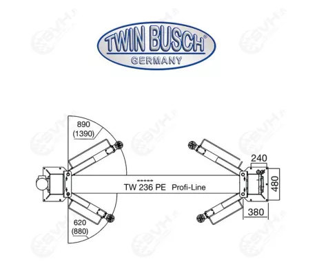 TW236PE twin busch 2 pilarinostin8 kuva