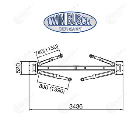 TW242PEB4.3 twin busch 2 pilarinostin7 kuva