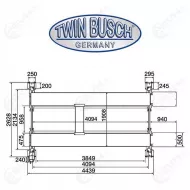 TW436P twin busch 4 pilarinostin10