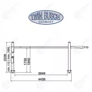 TW436P twin busch 4 pilarinostin9