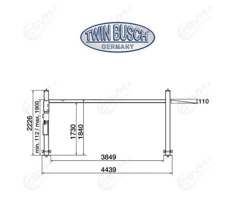 TW436P twin busch 4 pilarinostin9 kuva
