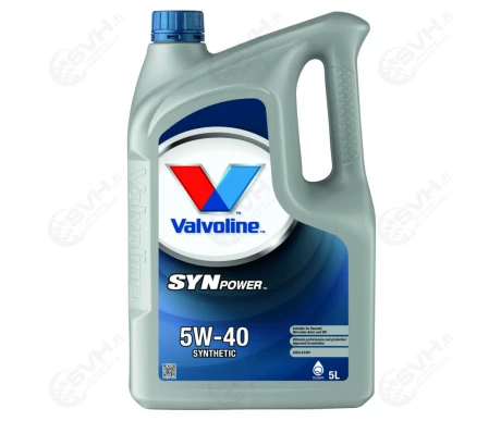 21 872382 VALVOLINE SYNPOWER 5W 40 MOOTTORIOLJY 5L kuva