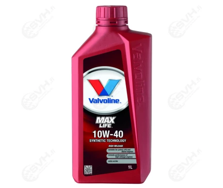 21 872295 VALVOLINE MAXLIFE 10W 40 MOOTTORIOLJY 1L kuva