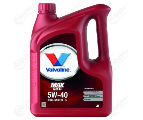 21 872364 VALVOLINE MAXLIFE 5W 40 MOOTTORIOLJY 4L kuva