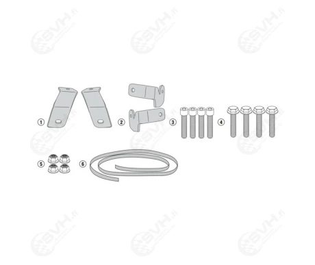 322 1146KIT Givi adapterisarja 1146KIT PL PLX1146 PL1146CAM sivutelineille kuva