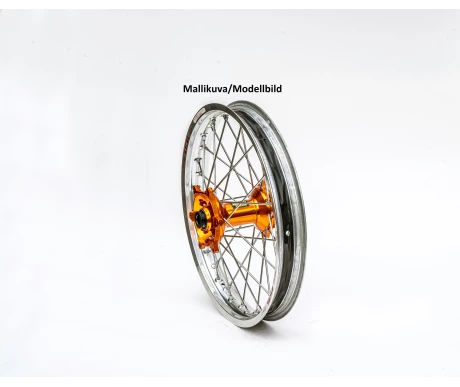 Rear wheel Silver-Orange kuva
