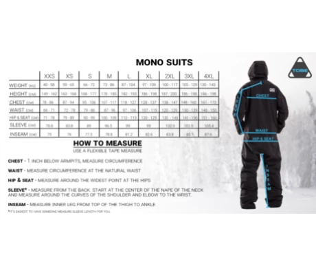 Tobe sizeguide adult v16 kuva