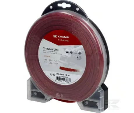 Trimmerin siima, kierretty, Ø 2,4 mm, 88 m kuva