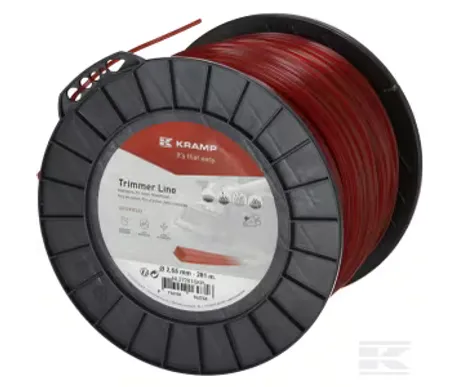 Trimmerin siima, neliö, Ø 2,65 mm, 281 m kuva