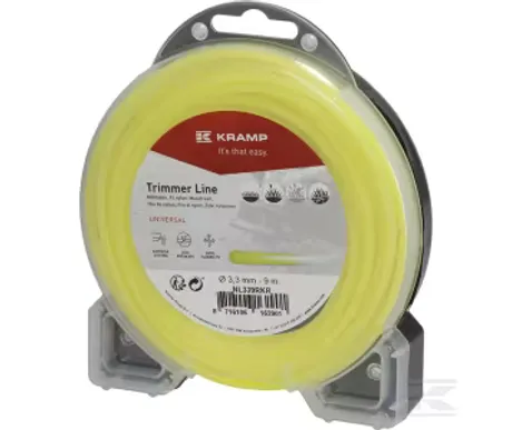 Trimmerin siima, pyöreä, Ø 3,3 mm, 9 m kuva