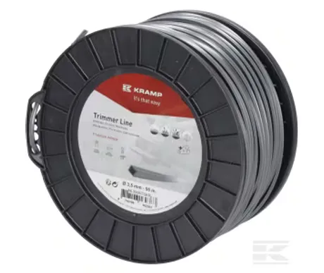 Trimmerin siima, neliö, Ø 3,5 mm, 95 m kuva