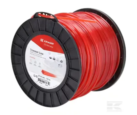 Trimmerin siima, neliö, Ø 4,0 mm, 122 m kuva