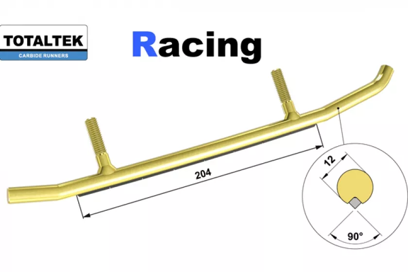totaltek racing ohjainraudat kelkkaan