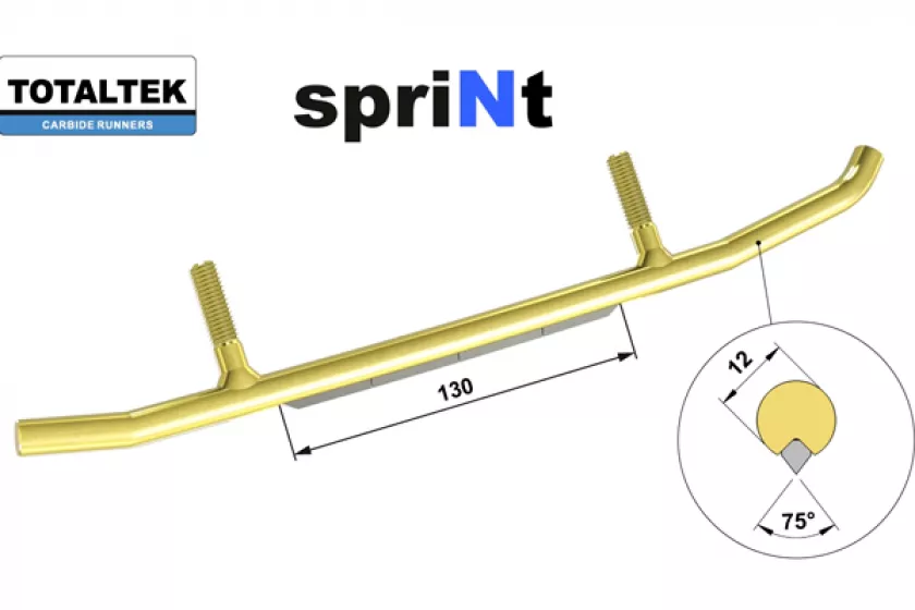 totaltek sprint ohjainraudat kelkkaan