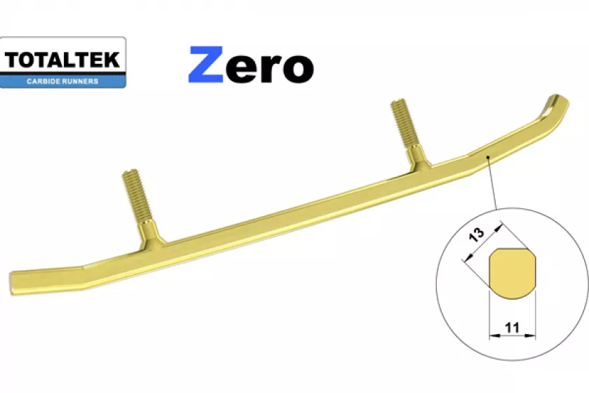 totaltek zero ohjainraudat kelkkaan
