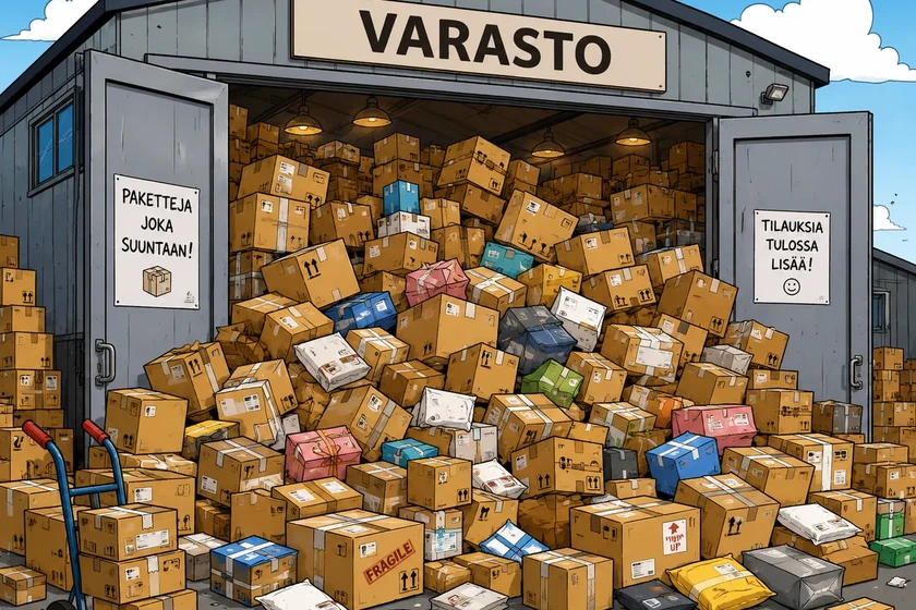 varaston siivous