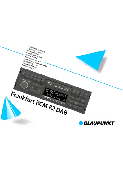Manual FRANKFURT RCM 82 DAB A5 MULTI FINAL