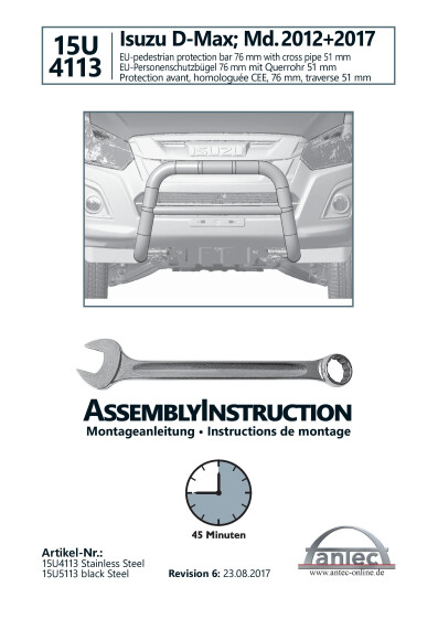 antec instruction 15U4113S en