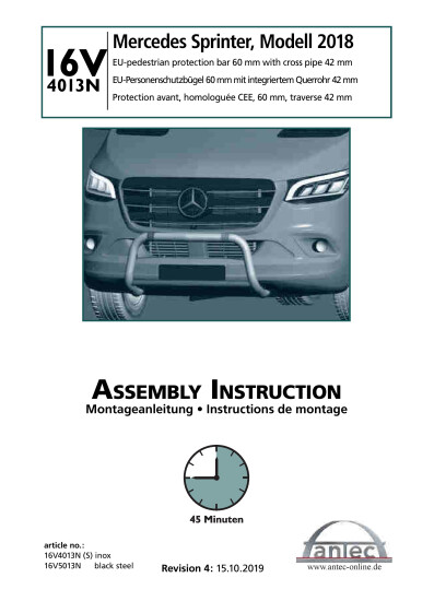 antec instruction 16V4013N en