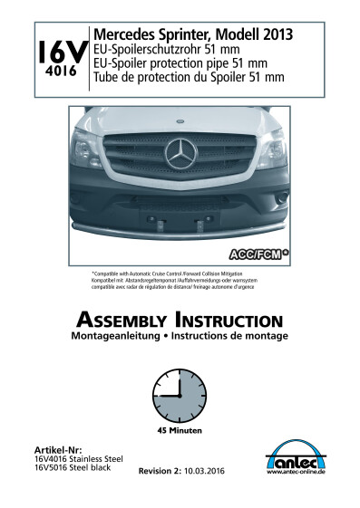 antec instruction 16V4016 en