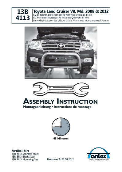 antec instruction 13B4113 en