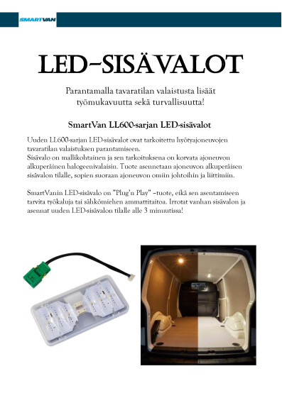 LED sisavalaistus esite web