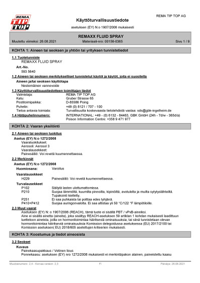 Remazxx Asennusrasva C918200 FI